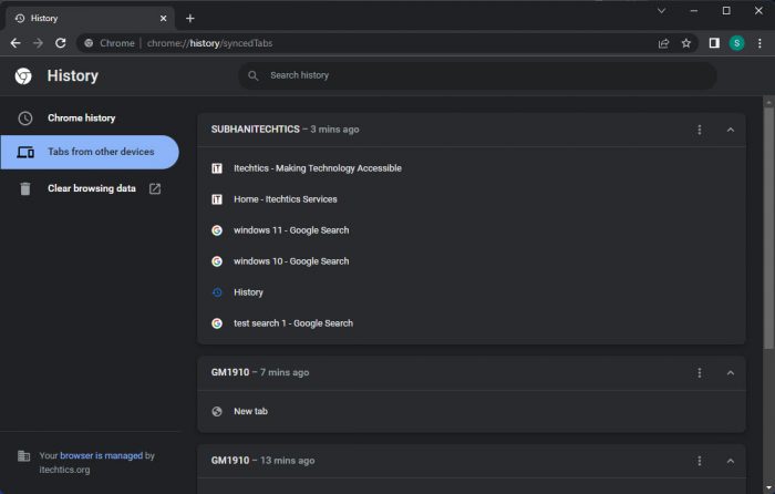 How To Transfer All Open Tabs Between Chrome Android and Chrome Desktop 13 tabs from other devices