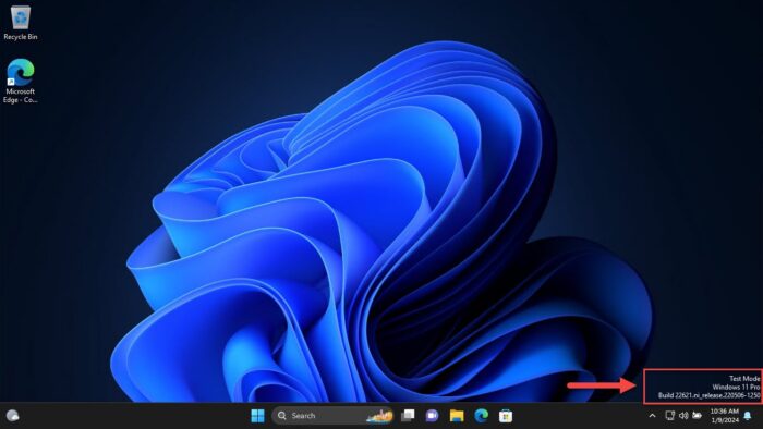 What Is Windows Test Mode And How To Enable Or Disable It 2 Test Mode activated successfully