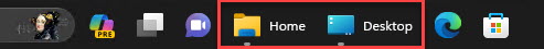 4 Ways To Enable Never Combine Taskbar Buttons in Windows 11 3 Ungrouped taskbar icons with labeles