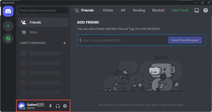 How to Download, Install, and Use Discord on Windows 4 username