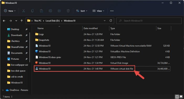 4 Ways to Convert VirtualBox VDI to VMware VMDK 9 vmdk created