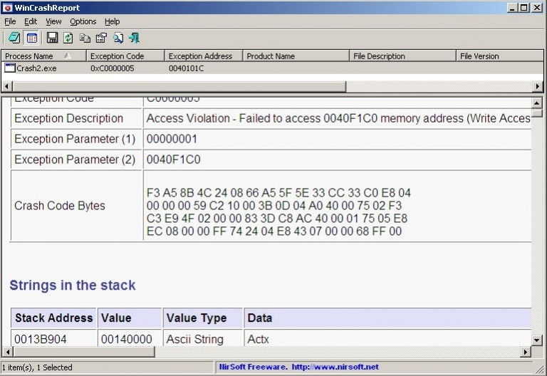 WinCrashReport WinCrashReport