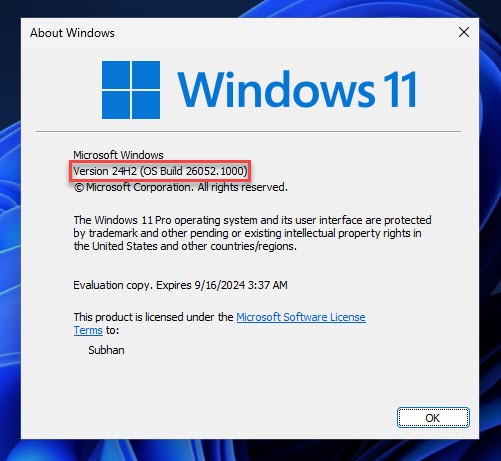 Try Out Windows 11 24H2 (Version 2024) Today: Release Date, New Features & Installation Guide 6 Windows 11 24H2 successfully installed