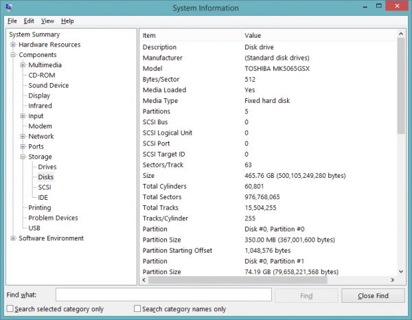 Windows System Information Tool