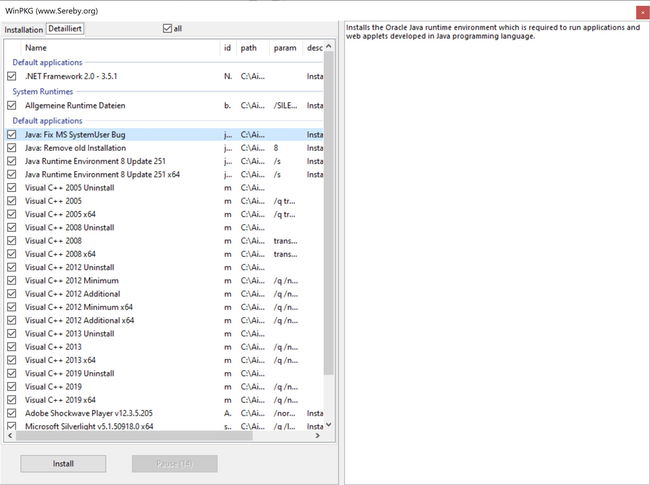 All In One Runtimes: Install All Required Runtimes At Once In Windows 10 1 WinPKG All in One Runtimes