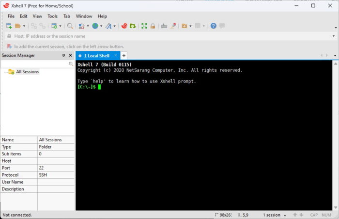 7 Best Terminal Emulators For Windows 11/10 4 Xshell