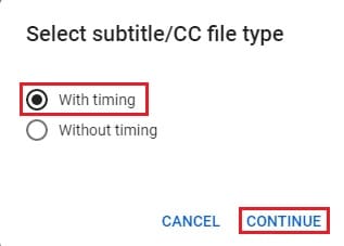 yt with timing