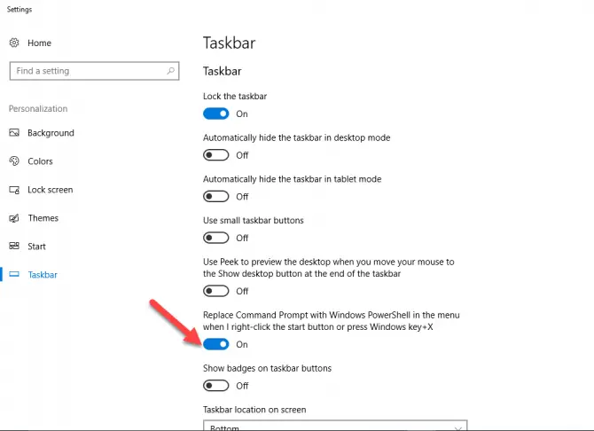 Get Back Command Prompt in Windows 10 October 2018 Update (Under Win+X Menu) 2