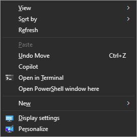 How To Create Copilot Shortcut And Open From Context Menu In Windows 11 10 Copilot option added to context menu