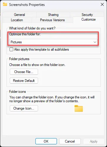 Speed Up Large Folder Loading Using Windows File Explorer By Disabling Automatic Folder Discovery 2 Folders optimized for speific type of files