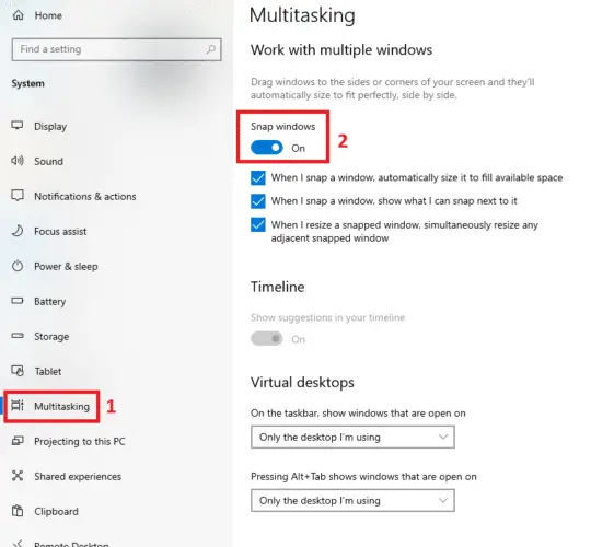 4 Ways to Disable Automatic window Resize Feature in Windows 10 2 image 5