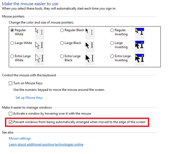 4 Ways to Disable Automatic window Resize Feature in Windows 10 3 image 6