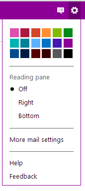 mail settings in outlook