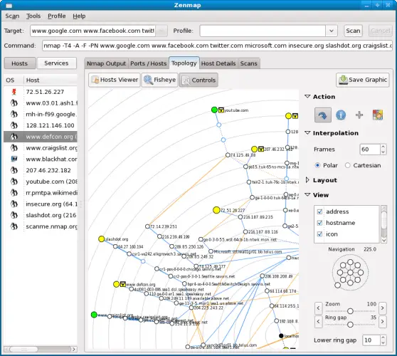 Network Mapping Tools: The Best Free and Paid Solutions 4 Network topology using NMap