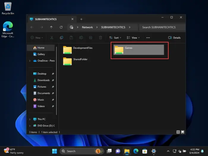 How To Share Files Over Network In Windows 11 11 Shared folder accessible