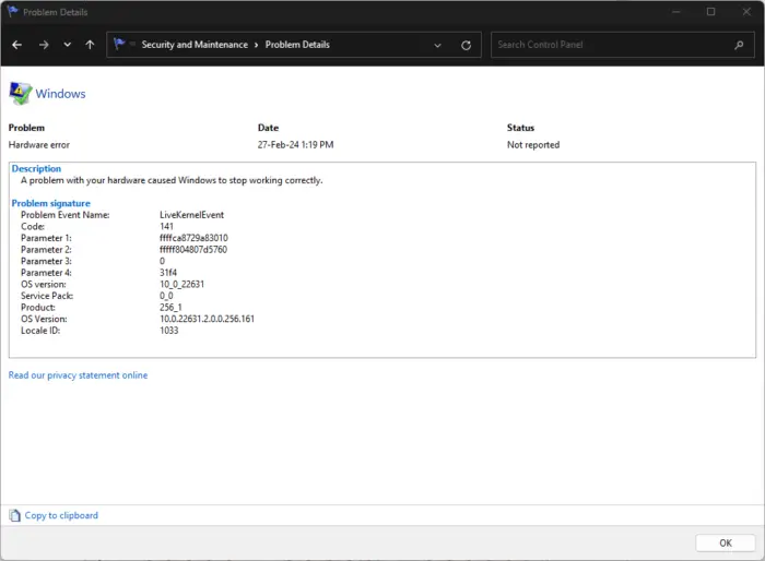 How To View Windows Crash And Error Logs 13 View event log details with Reliability Monitor